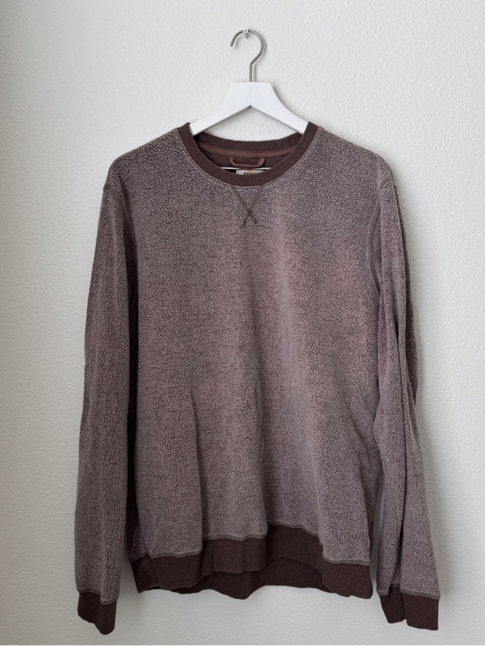 Marine layer• brown pullover